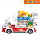 Sluban Girl's Dream Pizza Truck 156pcs Building Set
