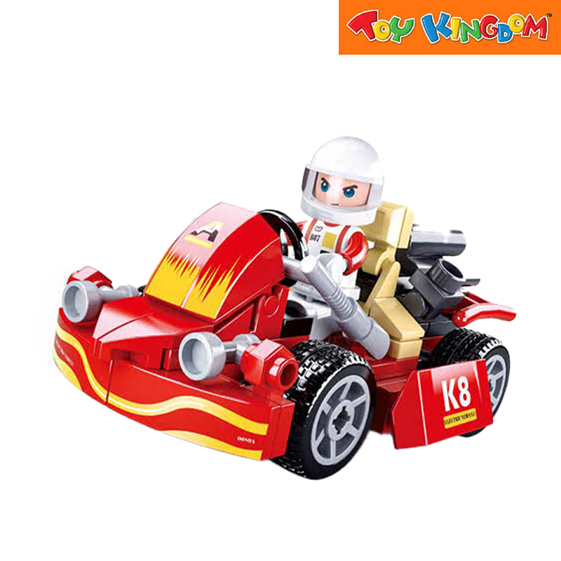 Sluban Town City Scene Karting 89pcs Building Set
