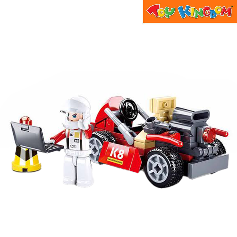 Sluban Town City Scene Karting 89pcs Building Set