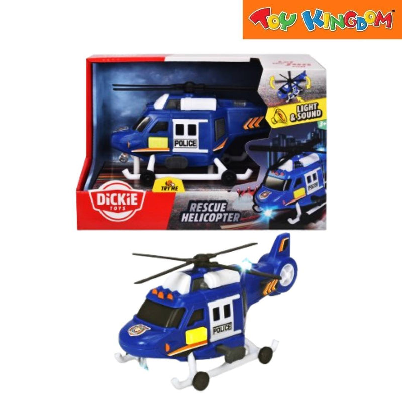 Dickie Toys Rescue Helicopter Police Vehicle