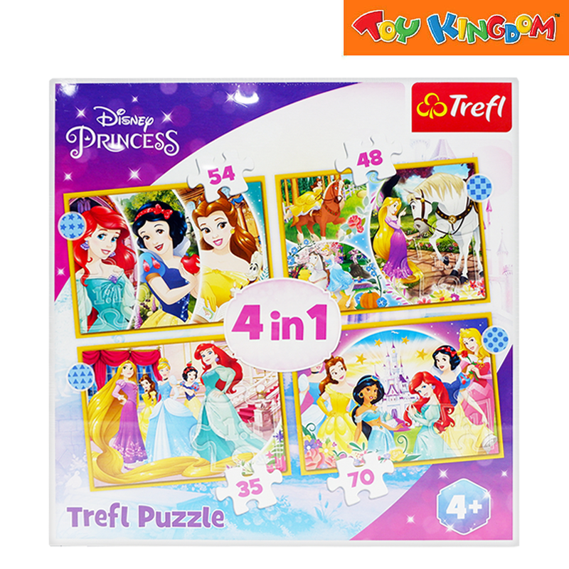Trefl Disney Princess 4-in-1 Jigsaw Puzzles