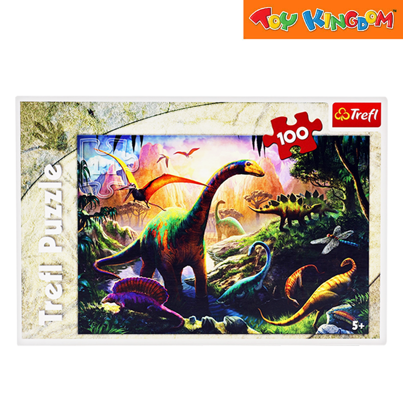 Trefl Puzzle Dinosaurs' Land 100 Pcs