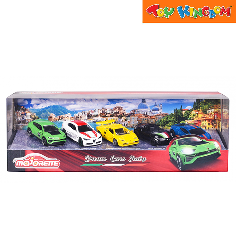 Majorette 5pcs Dream Cars Italy