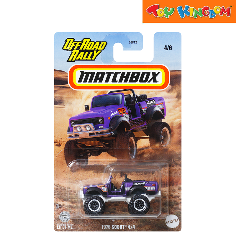 Matchbox 1976 International Scout 4X4 Off Road Rally