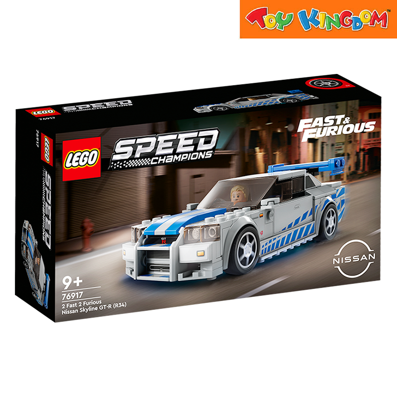 LEGO Speed Champions 76917 2 Fast 2 Furious Nissan Skyline GT-R (R34) 319pcs