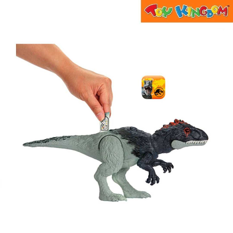 Jurassic World Dino Trackers Wild Roar Eocarcharia Action Figures