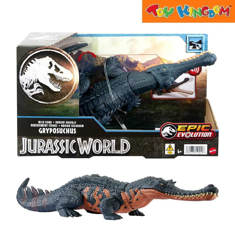 Jurassic World Epic Evolution Wild Roar Gryposuchus Action Figures