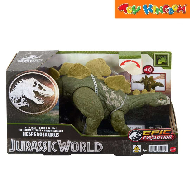 Jurassic World Epic Evolution Wild Roar Hesperosaurus Action Figures