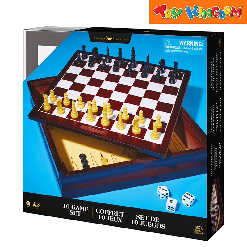 Spinmaster Games Family 10 Game Playset Toy Kingdom