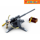 Sluban WWII German Army 88 MM Flak Anti Tank Gun Building Blocks