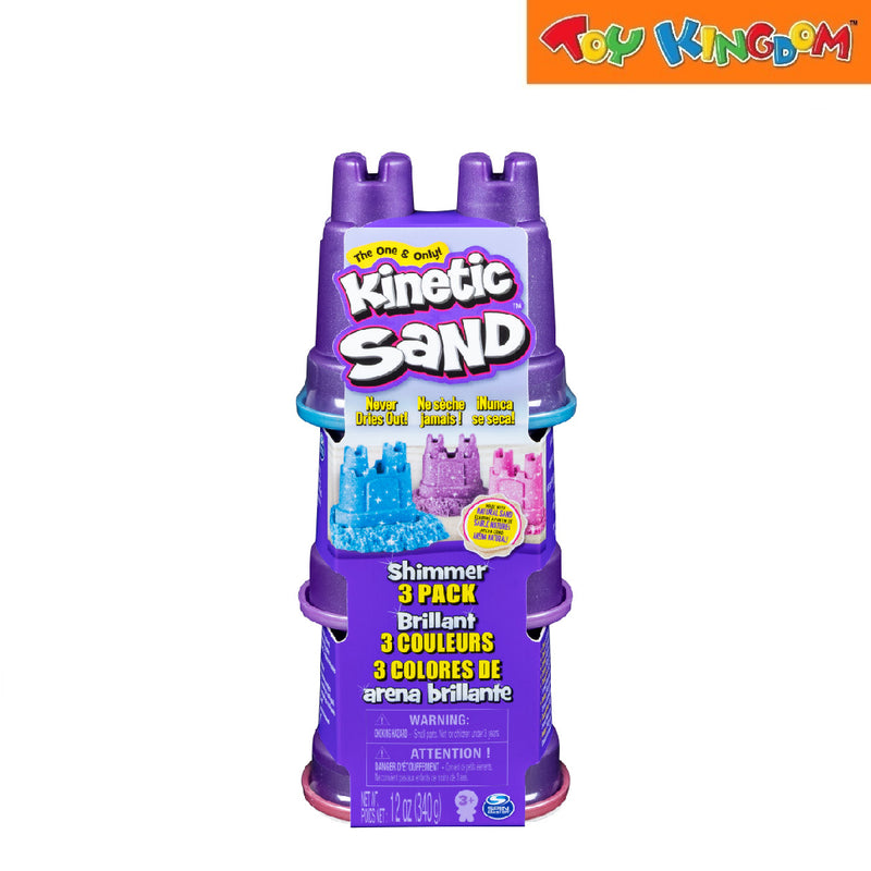 Kinetic Sand The One & Only 3 Packs Shimmer Brilliant