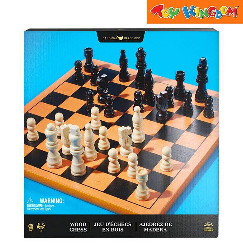 Spinmaster Games Wood Chess Playset