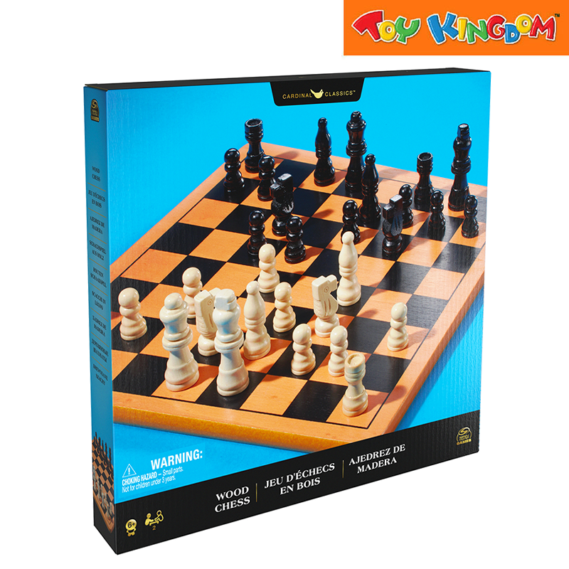 Spinmaster Games Wood Chess Playset