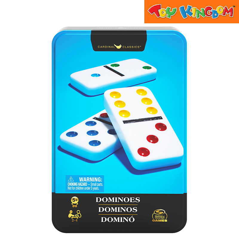 Spinmaster Games Double 6 Domino In Tin