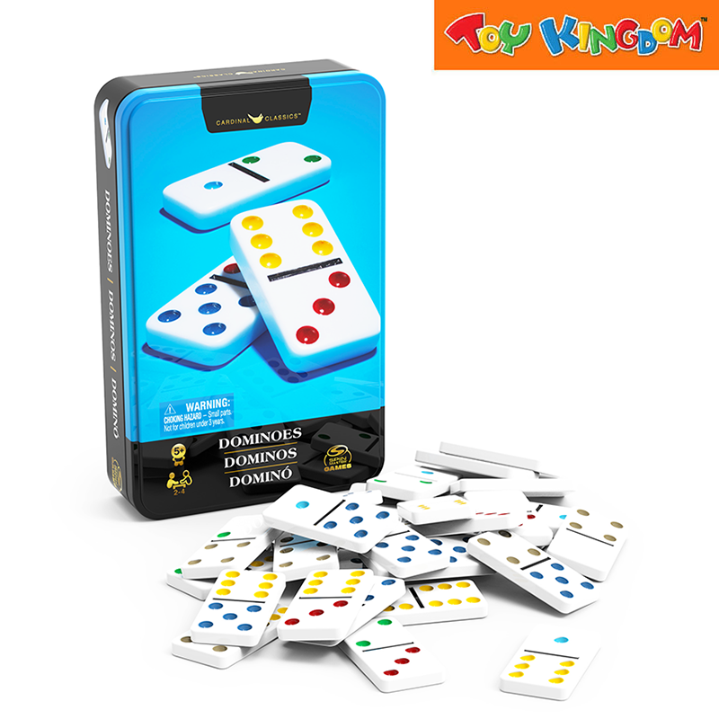 Spinmaster Games Double 6 Domino In Tin