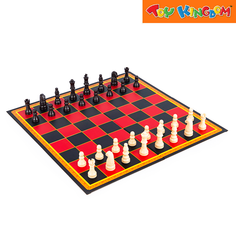 Spinmaster Games Chess Draught Naughts & Crosses Playset