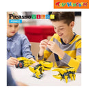 Picasso Tiles STEAM Solar Robot Science Dinosaur 3-in-1 Building Kit