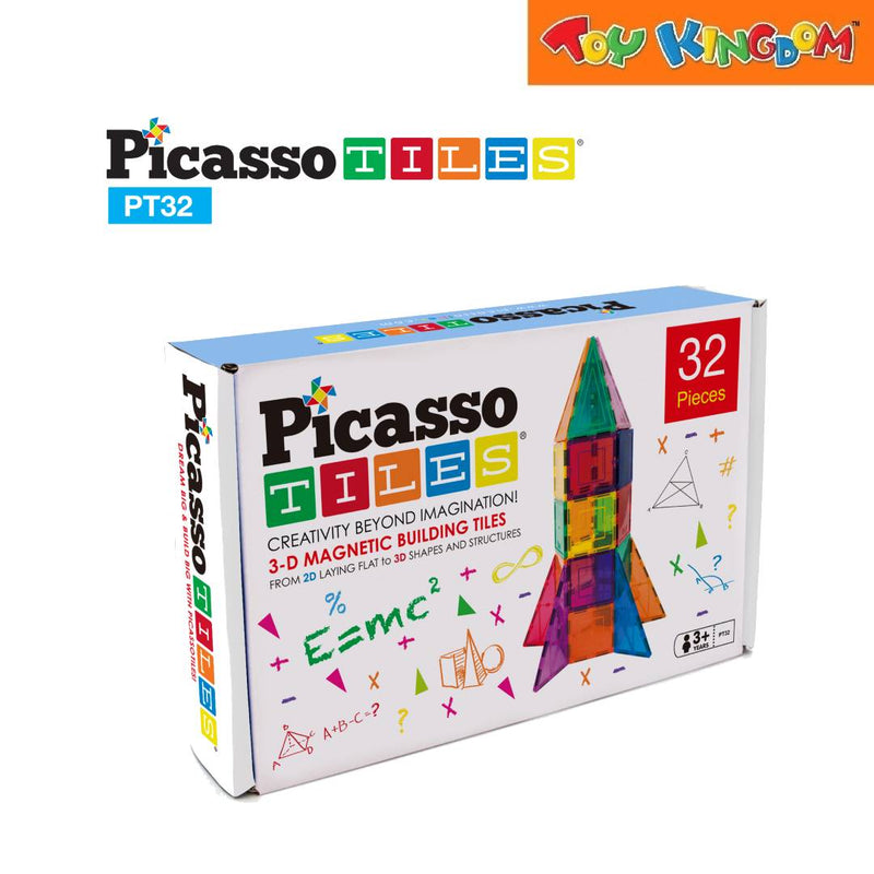 Picasso Tiles 3D Magnetic 32pcs Building Tiles