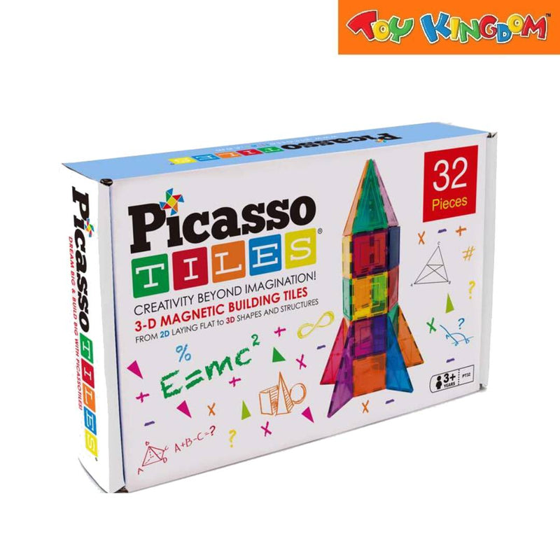Picasso Tiles 3D Magnetic 32pcs Building Tiles