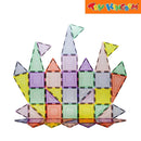 Picasso Tiles Pastel Glitter Magnetic 48pcs Building Tiles Set