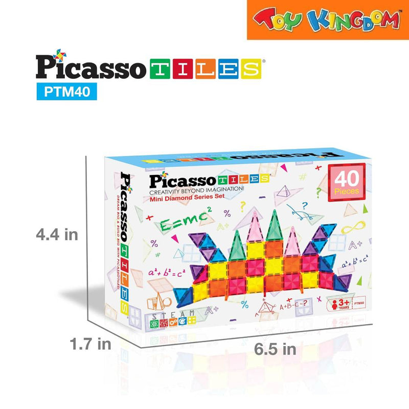 Picasso Tiles Mini Diamond 40pcs Series Set