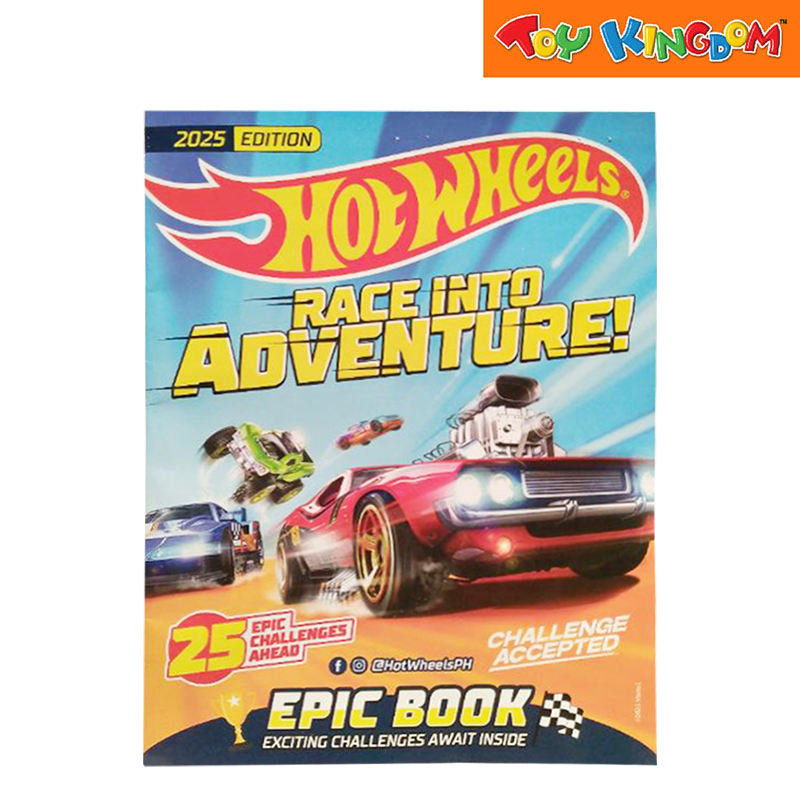 Hot Wheels New Activity Booklet + 2 Basic Cars