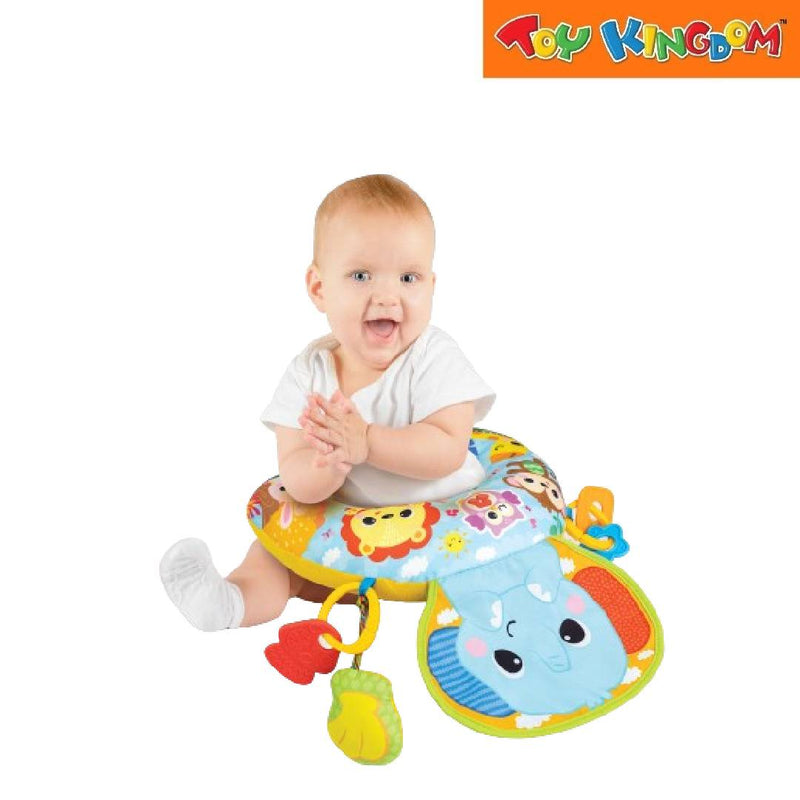 WinFun Jungle Fun Tummy Time Pillow