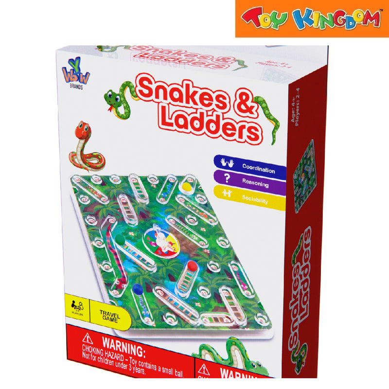 YWOW Travel Game Snakes & Ladders