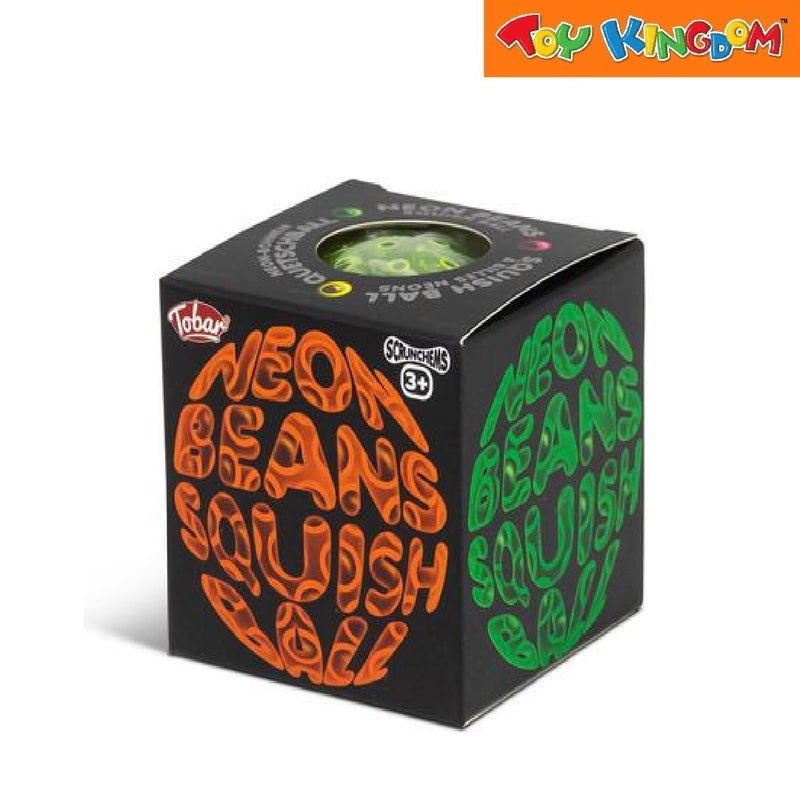 Tobar Neon Beans Squish Ball
