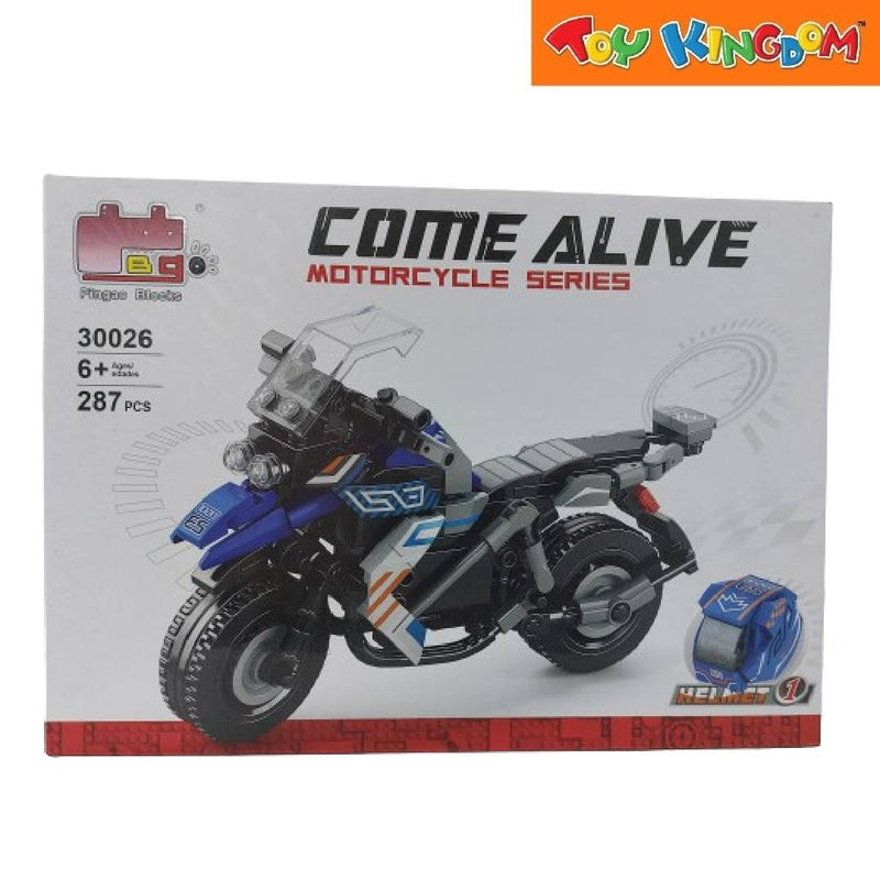 Pingao Blocks 30026 Come Alive Motorcycle Series 287pcs Building Sets