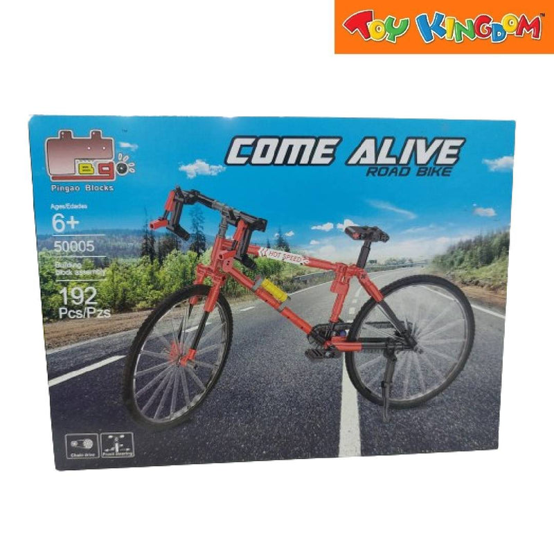 Pingao Blocks 50005 Come Alive Road Bike 192pcs Building Sets