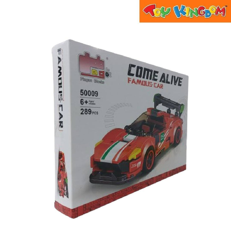 Pingao Blocks 50009 Come Alive Famous Car 289pcs Building Sets