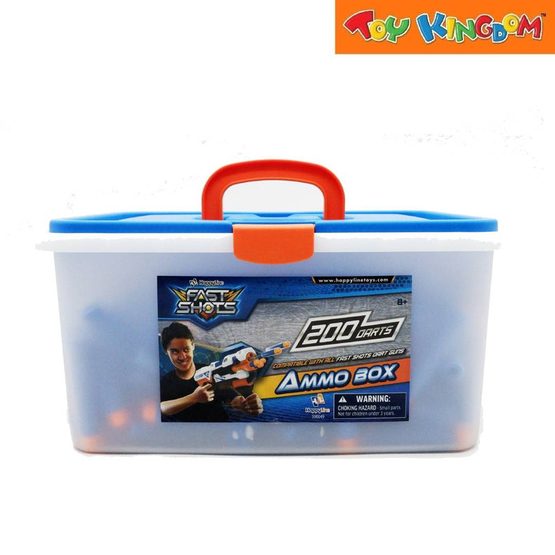 Happy Line Fast Shots Bucket 200 Foam Darts Blaster Toy