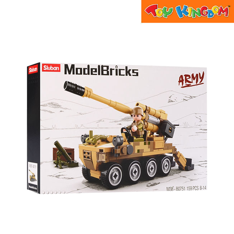 Sluban Model Bricks 8x8 Mobile Cannon