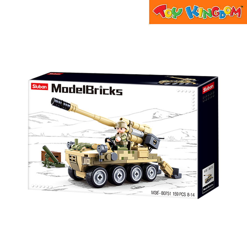 Sluban Model Bricks 8x8 Mobile Cannon