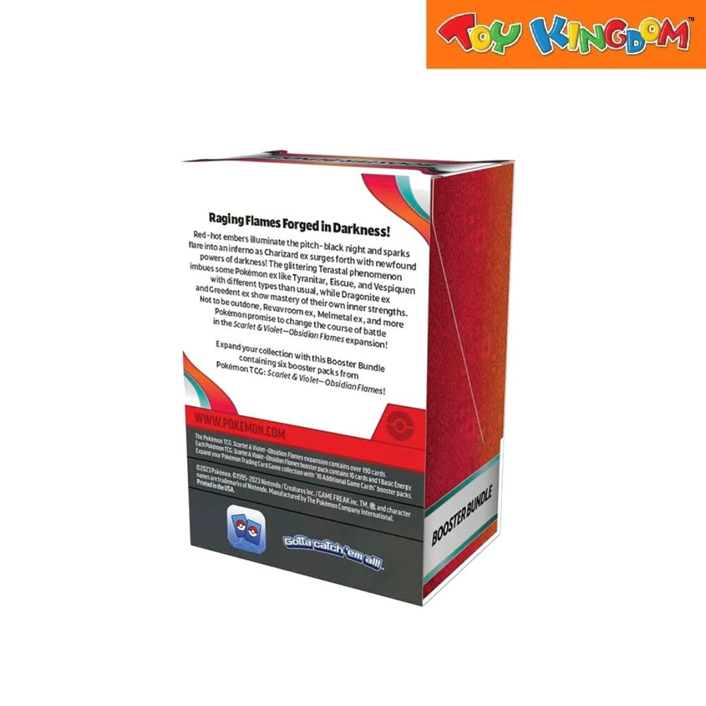 Pokemon SV3 Obsidian Flames Booster Bundle 6 Packs Trading Pokemon SV3 Obsidian Flames Booster Bundle 6 Packs Trading