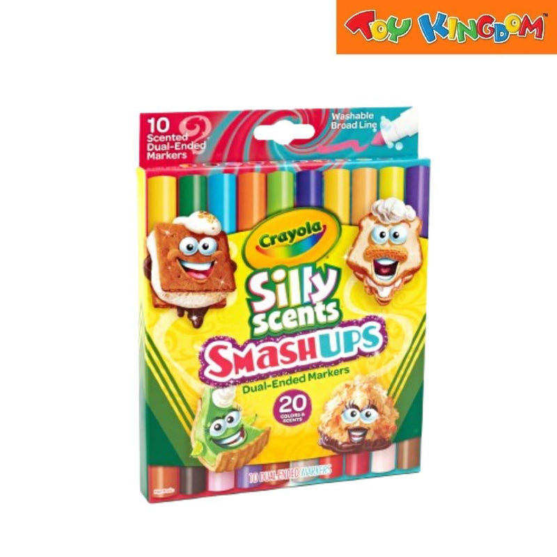 Crayola 10 Scented Dual-Ended Markers Silly Scents Smash Ups