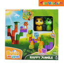 Build Me Up Maxi Dinosaur and Lion 24pcs Jungle Building Blocks