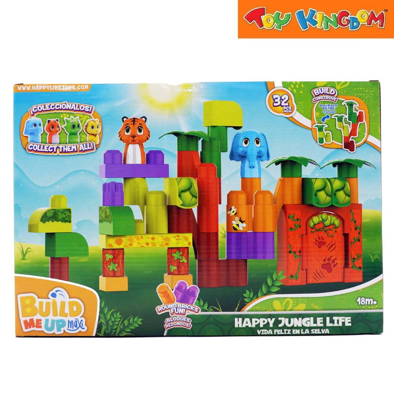 Build Me Up Maxi Elephant and Tiger 32pcs Jungle Building Blocks
