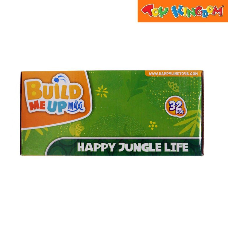 Build Me Up Maxi Elephant and Tiger 32pcs Jungle Building Blocks