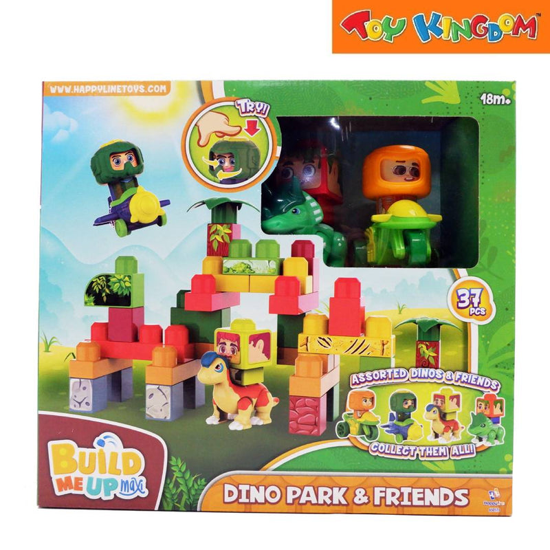Build Me Up Maxi Dino With Motorcycle 37pcs Building Blocks