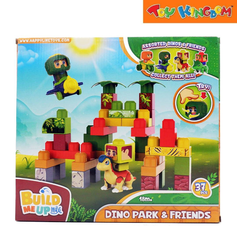 Build Me Up Maxi Dino With Motorcycle 37pcs Building Blocks
