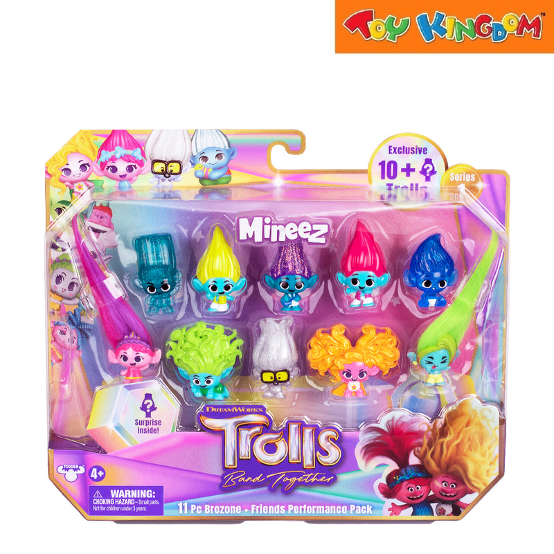 DreamWorks Trolls Band Together Mineez 11pcs Brozone + Friends Performance Pack