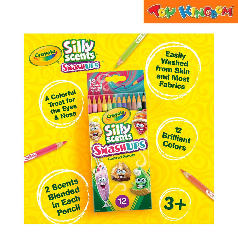 Crayola 12 Scented Colored Pencils Silly Scents Smash Ups