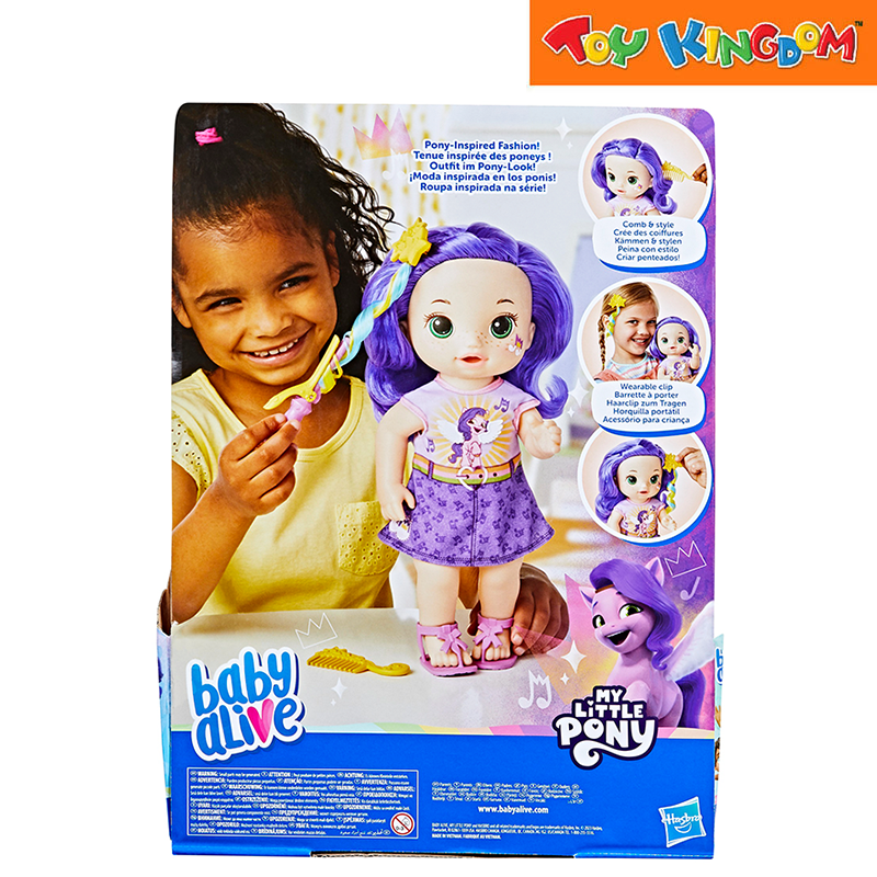 Baby Alive My Little Pony Pipp Purple