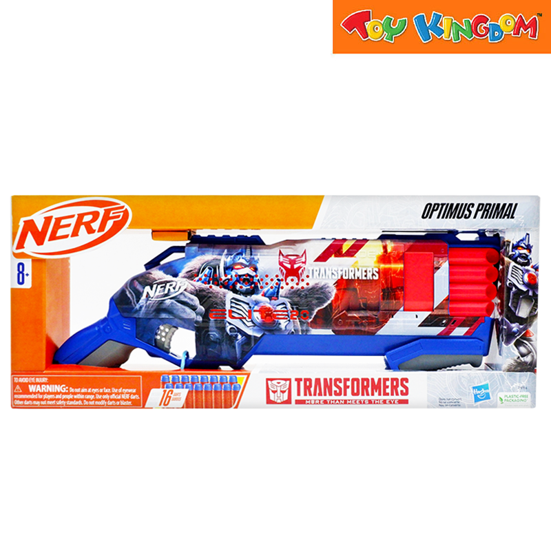 Nerf Transformers Optimus Primal Dart Blaster