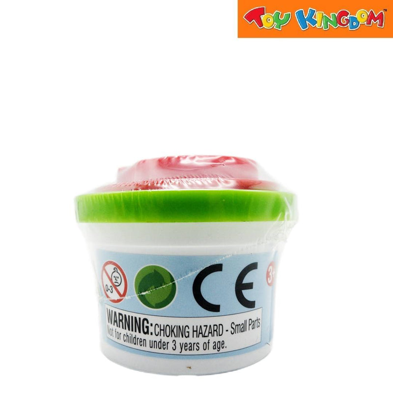 JuzDough Green 20oz With Strawberry Half Mould