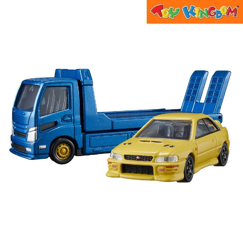 Tomica Transporter Subaru Impreza WRX Type R STI Die cast