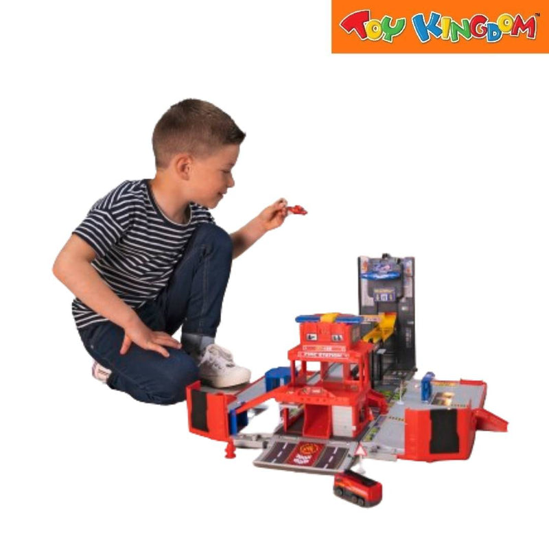 Dickie Toys Folding Fire Truck Playset