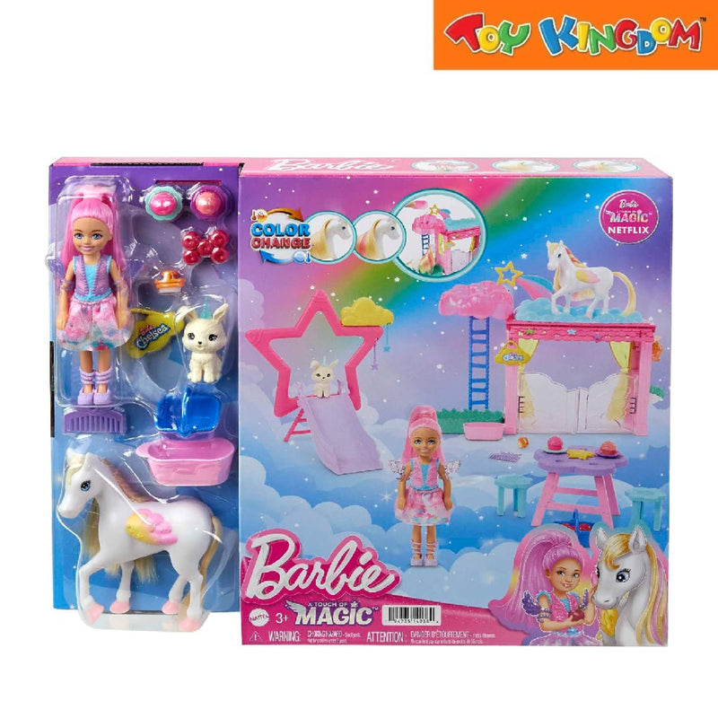 Barbie Fairytale A Touch of Magic Chelsea & Pegasus Playset